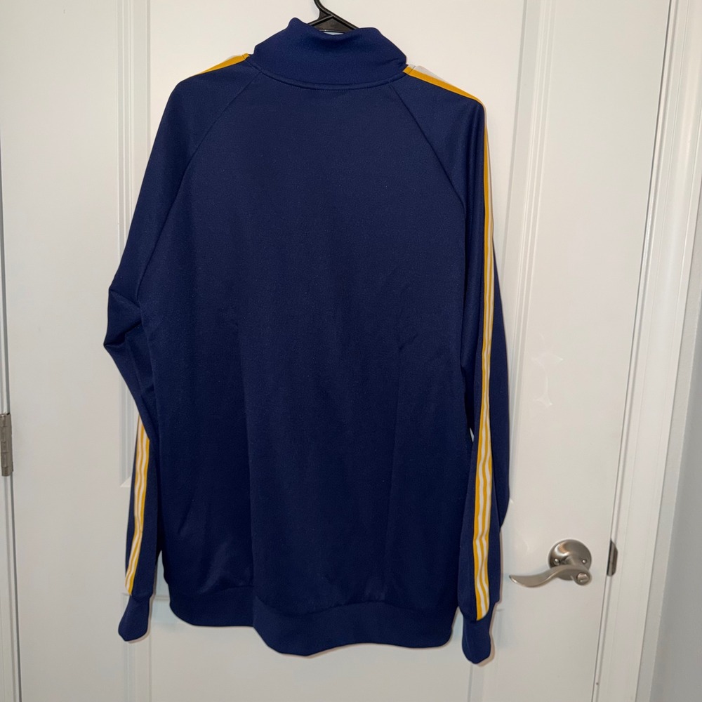 Adidas Originals Real Madrid Track Jacket XL Dark Blue Yellow KE3846 NWT - Picture 6 of 7